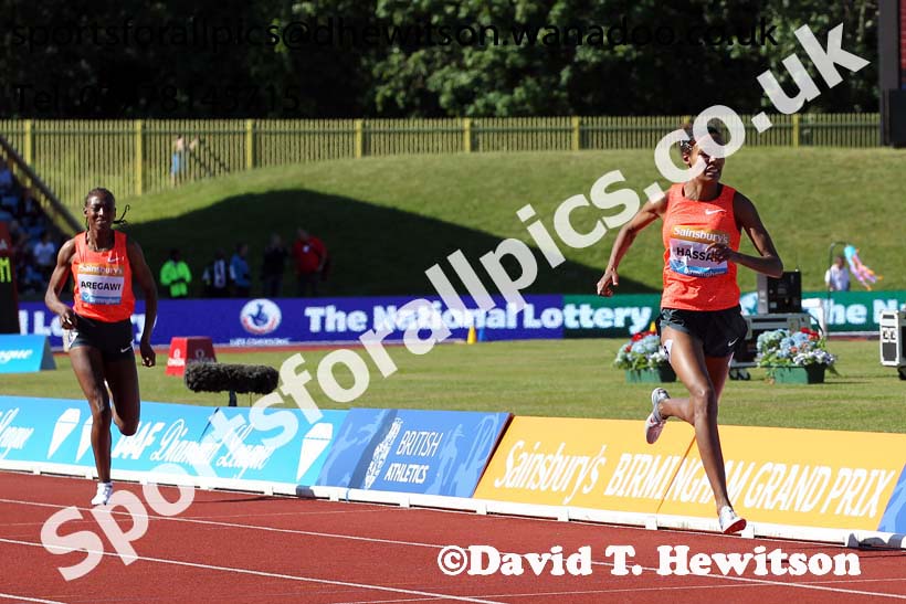 Womens 1500 metres, IAAF Diamond League, Birmingham. Photo: David T. Hewitson/Sports for All Pics